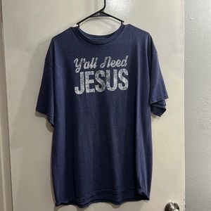 Men’s cotton T-Shirt Y’all Need Jesus